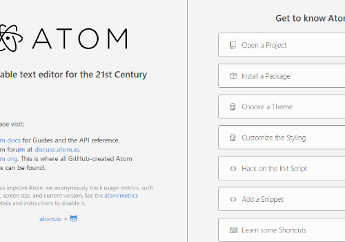 Atom编辑器入门到精通(图文教程)