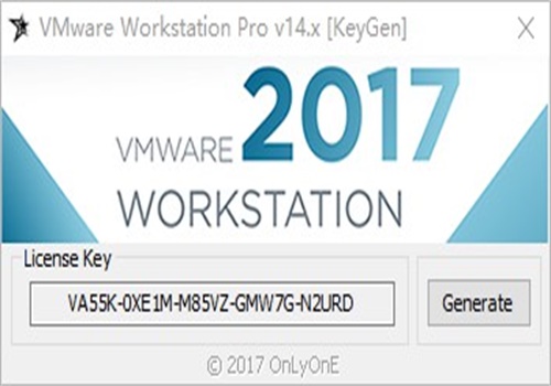 vmware workstation14pro注册机怎么用