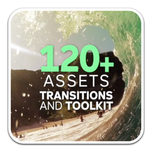 FCPX插件:assets toolkit and transition字幕动画插件