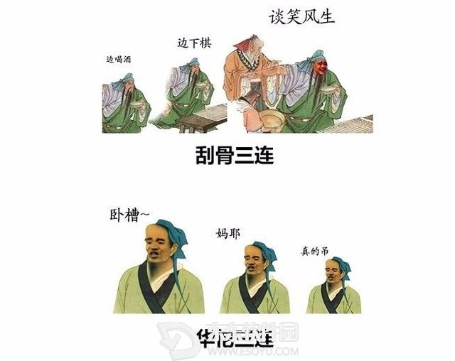 古人三连表情包 免费版